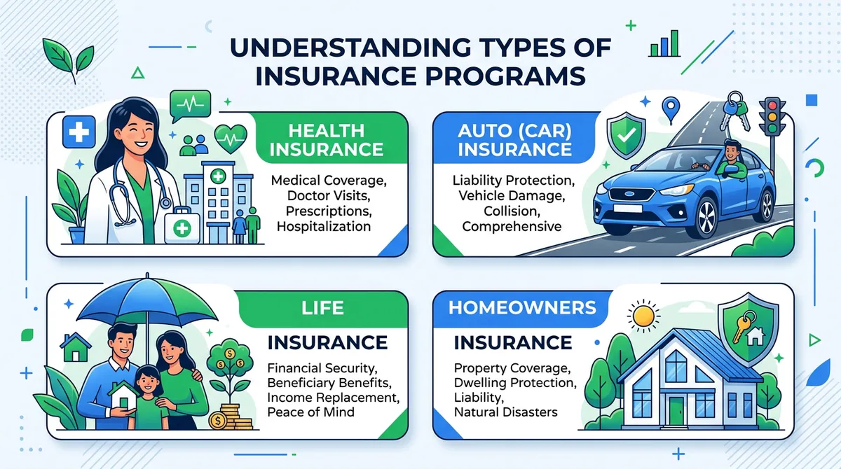 Виды страховых программ